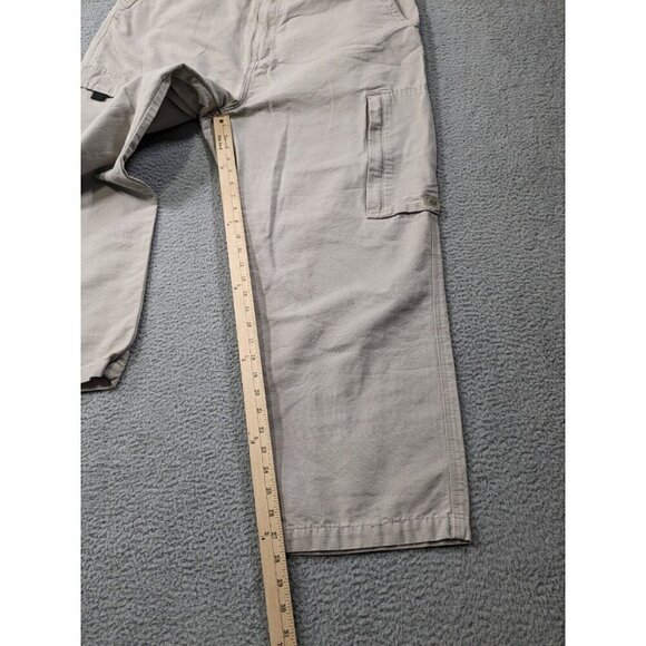 Anchor Blue Brand Cargo Pants 38x30 (Actual 37x28) Retro Y2K Skater Light Beige - Picture 6 of 16